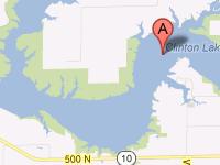 Clinton Lake Il Map Clinton Lake Illinois